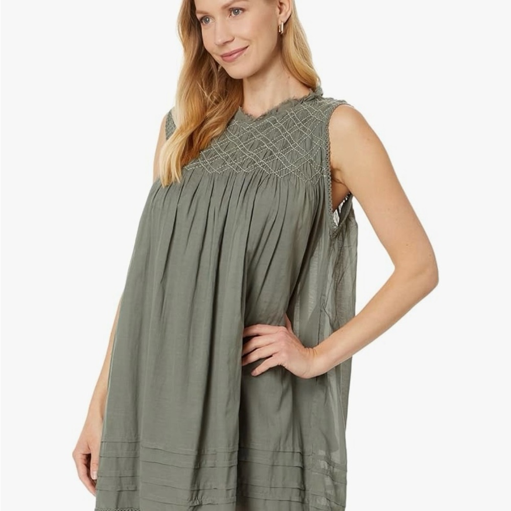 FREE PEOPLE Shea Dress Dried Basil, medium, NWT